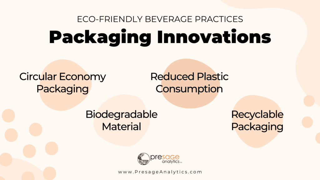 Eco-friendly beverage practices - packaging innovations - Presage Analytics